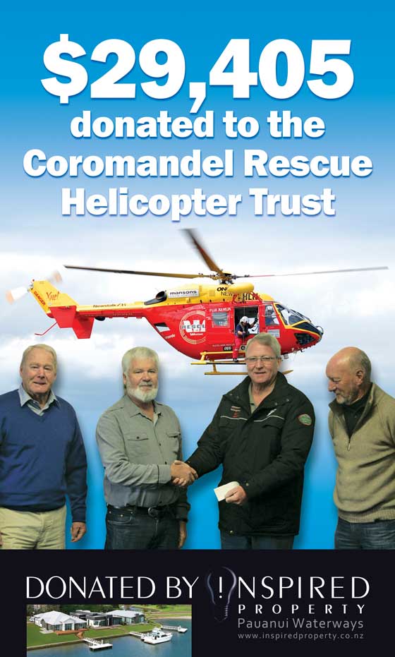 Donation to Rescue Helicopter