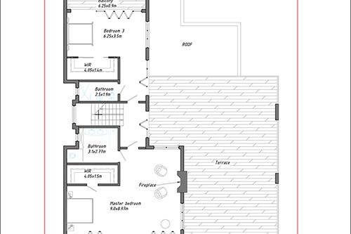 Property: Mira - First Floor plan, Pauanui