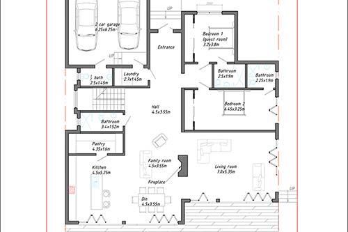 Property: Mira - Ground Floor plan, Pauanui