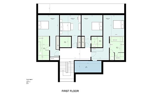 Property: Panora first floor plan, Pauanui