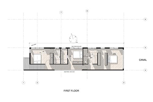 Inspired Property: Villa del Agua, Pauanui: 4 bedroom first floor plan